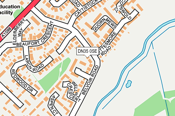 DN35 0SE map - OS OpenMap – Local (Ordnance Survey)