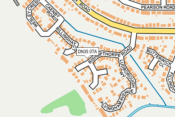 DN35 0TA map - OS OpenMap – Local (Ordnance Survey)
