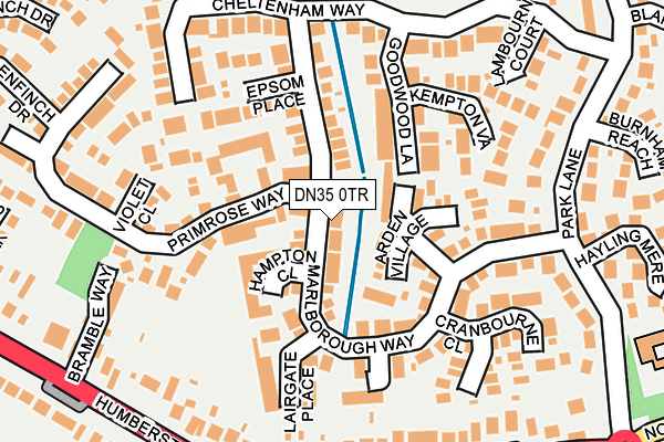 DN35 0TR map - OS OpenMap – Local (Ordnance Survey)