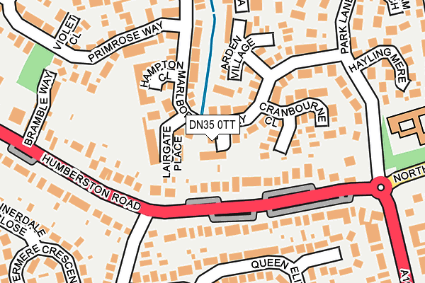 DN35 0TT map - OS OpenMap – Local (Ordnance Survey)