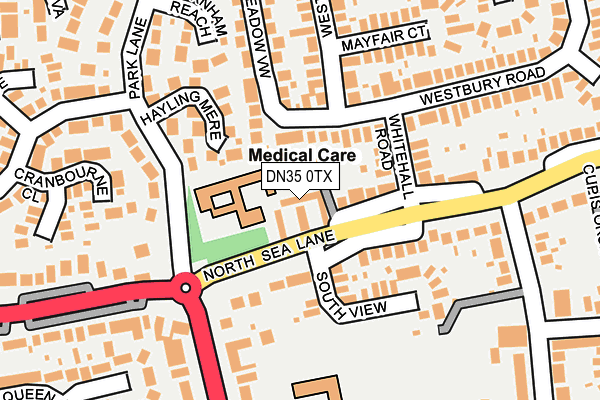 DN35 0TX map - OS OpenMap – Local (Ordnance Survey)