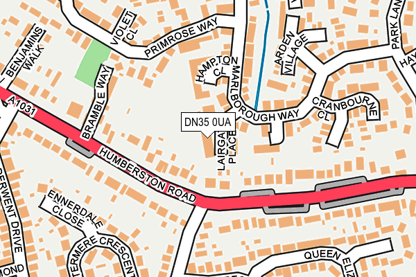 DN35 0UA map - OS OpenMap – Local (Ordnance Survey)