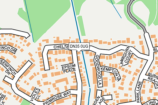 DN35 0UG map - OS OpenMap – Local (Ordnance Survey)