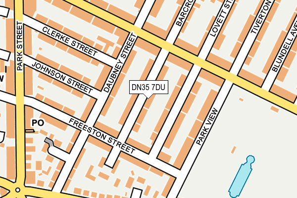 DN35 7DU map - OS OpenMap – Local (Ordnance Survey)