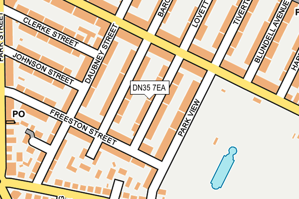 DN35 7EA map - OS OpenMap – Local (Ordnance Survey)
