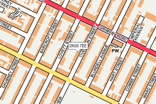 DN35 7EE map - OS OpenMap – Local (Ordnance Survey)
