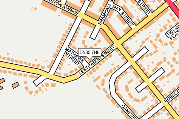 DN35 7HL map - OS OpenMap – Local (Ordnance Survey)