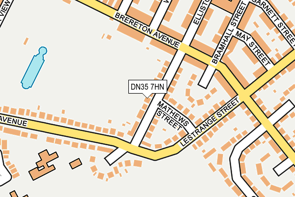 DN35 7HN map - OS OpenMap – Local (Ordnance Survey)
