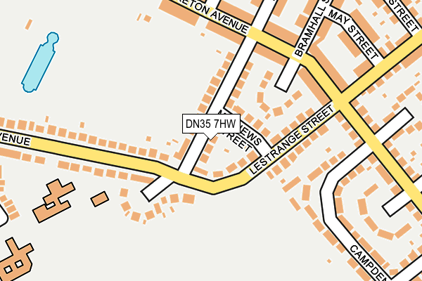 DN35 7HW map - OS OpenMap – Local (Ordnance Survey)