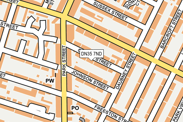 DN35 7ND map - OS OpenMap – Local (Ordnance Survey)