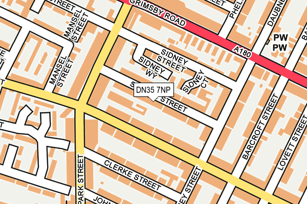 DN35 7NP map - OS OpenMap – Local (Ordnance Survey)