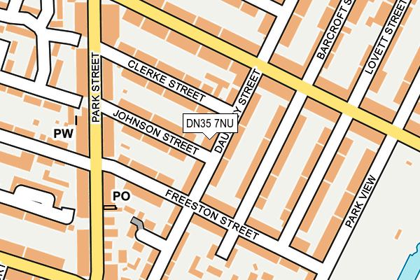 DN35 7NU map - OS OpenMap – Local (Ordnance Survey)