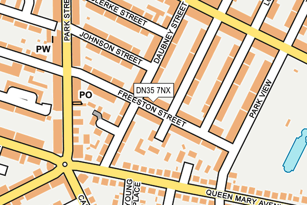 DN35 7NX map - OS OpenMap – Local (Ordnance Survey)
