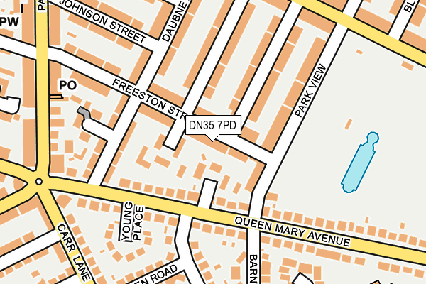 DN35 7PD map - OS OpenMap – Local (Ordnance Survey)