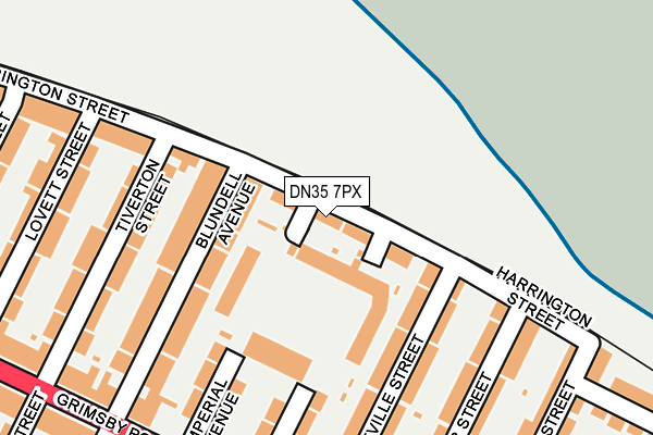 DN35 7PX map - OS OpenMap – Local (Ordnance Survey)