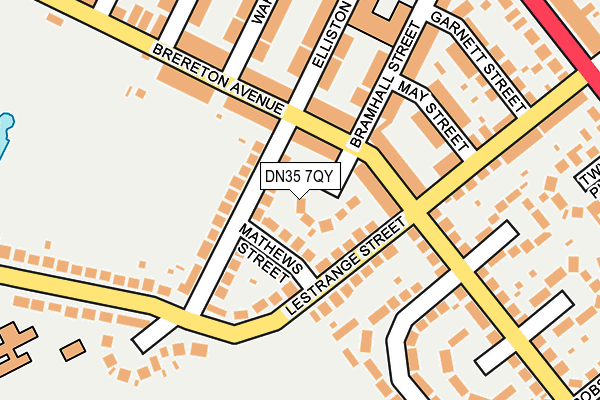 DN35 7QY map - OS OpenMap – Local (Ordnance Survey)