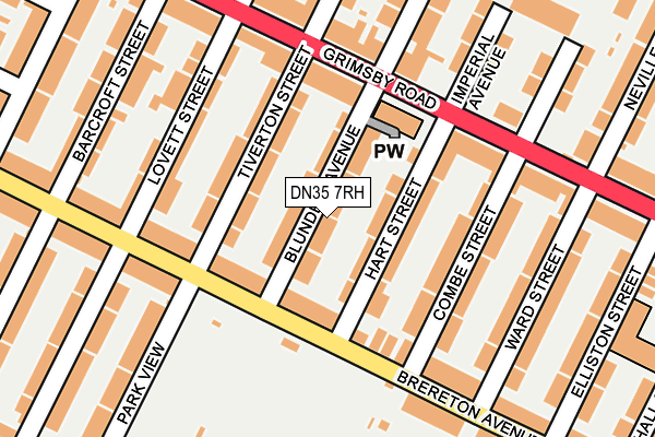 DN35 7RH map - OS OpenMap – Local (Ordnance Survey)