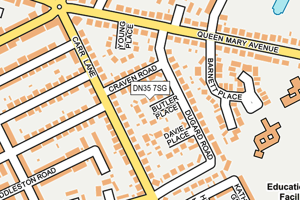 DN35 7SG map - OS OpenMap – Local (Ordnance Survey)