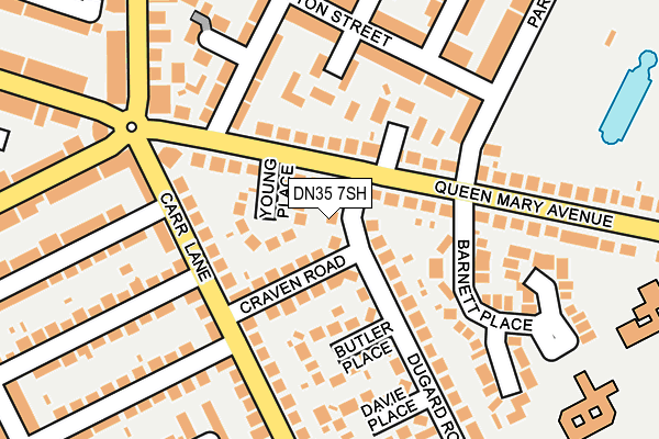 DN35 7SH map - OS OpenMap – Local (Ordnance Survey)