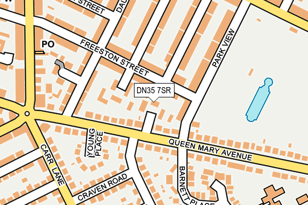 DN35 7SR map - OS OpenMap – Local (Ordnance Survey)