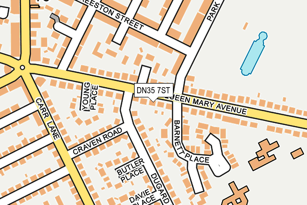 DN35 7ST map - OS OpenMap – Local (Ordnance Survey)