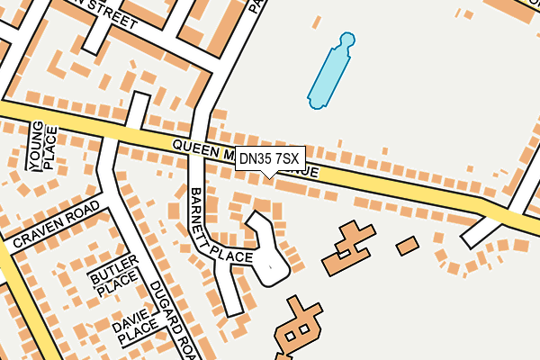 DN35 7SX map - OS OpenMap – Local (Ordnance Survey)