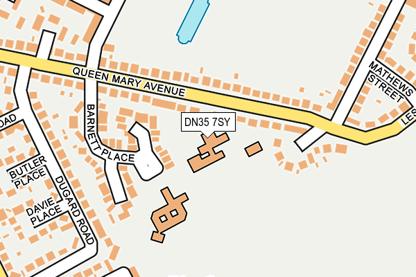 DN35 7SY map - OS OpenMap – Local (Ordnance Survey)