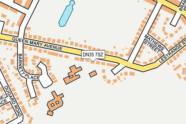 DN35 7SZ map - OS OpenMap – Local (Ordnance Survey)