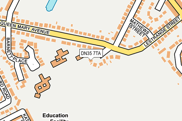 DN35 7TA map - OS OpenMap – Local (Ordnance Survey)