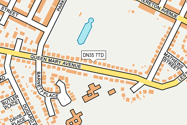 DN35 7TD map - OS OpenMap – Local (Ordnance Survey)