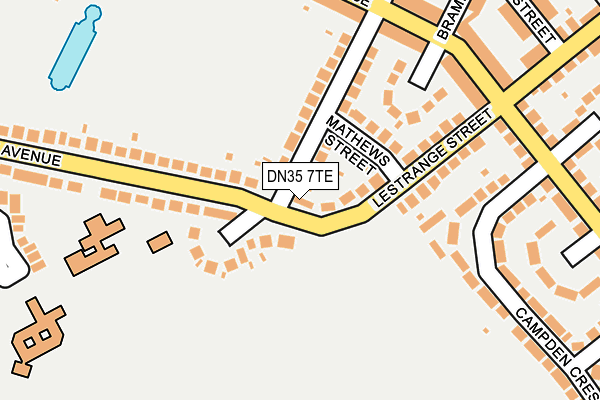DN35 7TE map - OS OpenMap – Local (Ordnance Survey)