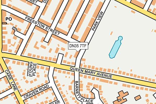 DN35 7TF map - OS OpenMap – Local (Ordnance Survey)