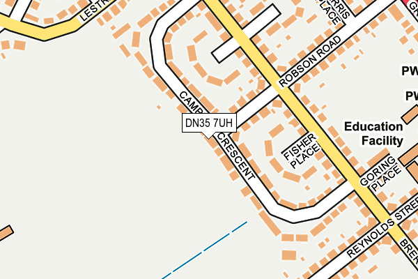 DN35 7UH map - OS OpenMap – Local (Ordnance Survey)