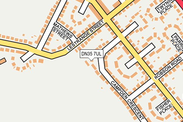 DN35 7UL map - OS OpenMap – Local (Ordnance Survey)