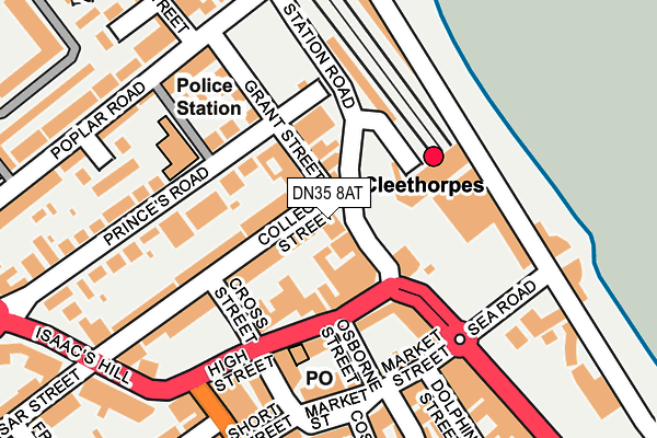 Map of MOSS PIZZA LTD at local scale