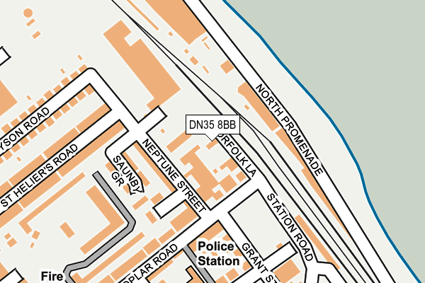 Map of NORFOLK LANE COLD STORES LTD at local scale