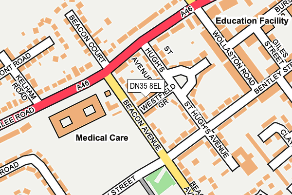 DN35 8EL map - OS OpenMap – Local (Ordnance Survey)