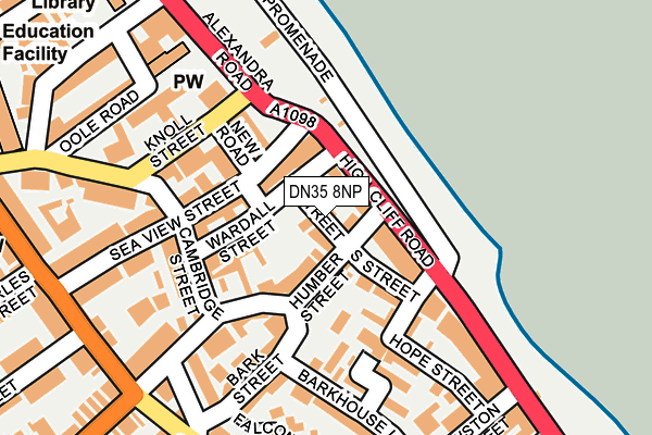 DN35 8NP map - OS OpenMap – Local (Ordnance Survey)