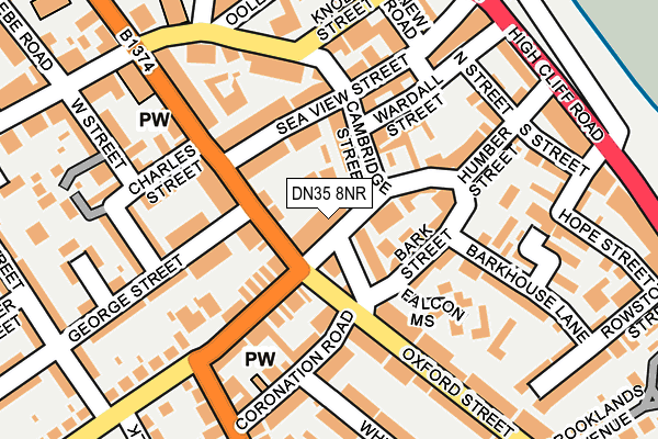 DN35 8NR map - OS OpenMap – Local (Ordnance Survey)