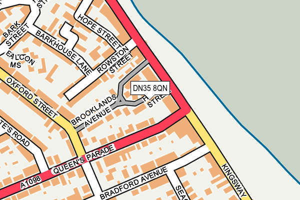 DN35 8QN map - OS OpenMap – Local (Ordnance Survey)