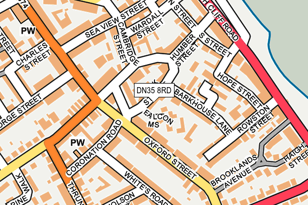 DN35 8RD map - OS OpenMap – Local (Ordnance Survey)