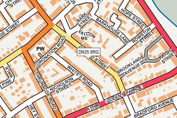 DN35 8RG map - OS OpenMap – Local (Ordnance Survey)