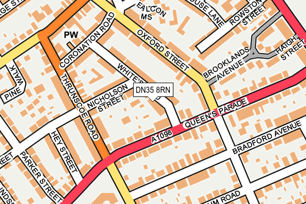 DN35 8RN map - OS OpenMap – Local (Ordnance Survey)