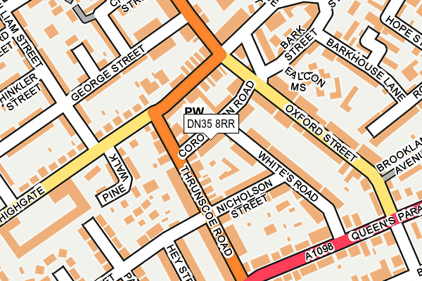 DN35 8RR map - OS OpenMap – Local (Ordnance Survey)