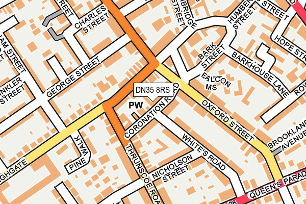 DN35 8RS map - OS OpenMap – Local (Ordnance Survey)