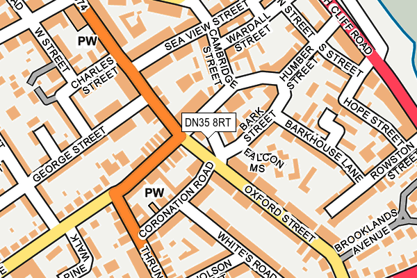 DN35 8RT map - OS OpenMap – Local (Ordnance Survey)