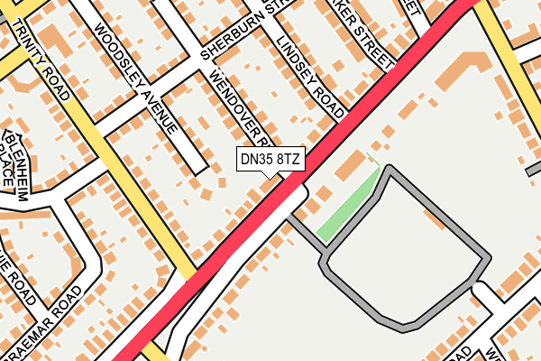 DN35 8TZ map - OS OpenMap – Local (Ordnance Survey)