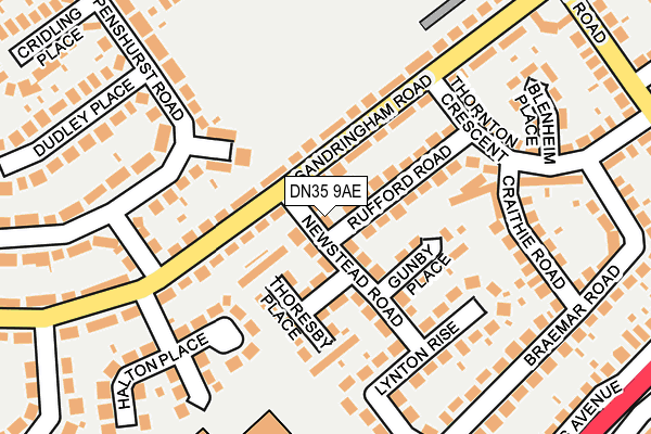 DN35 9AE map - OS OpenMap – Local (Ordnance Survey)