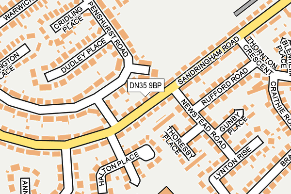 DN35 9BP map - OS OpenMap – Local (Ordnance Survey)