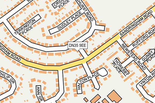 DN35 9EE map - OS OpenMap – Local (Ordnance Survey)